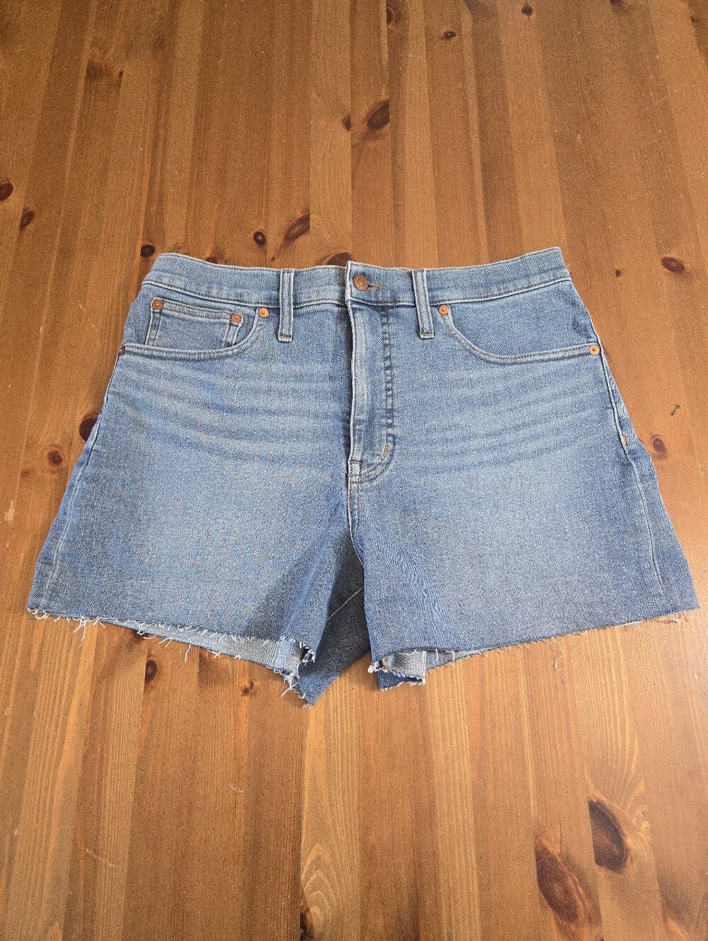Madewell High Rise Denim Cut Off Shorts